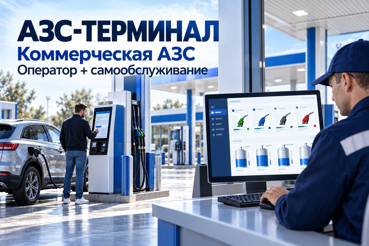 АЗС-Терминал Коммерческий: полный